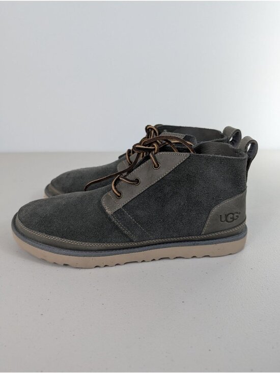 UGG Neumel unlined leather chukka boots in charcoal men\'s size 11 main image 7
